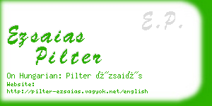 ezsaias pilter business card